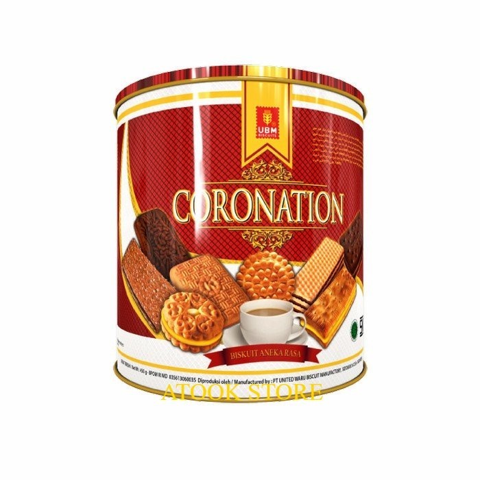 UBM CORONATION BISCUIT KALENG