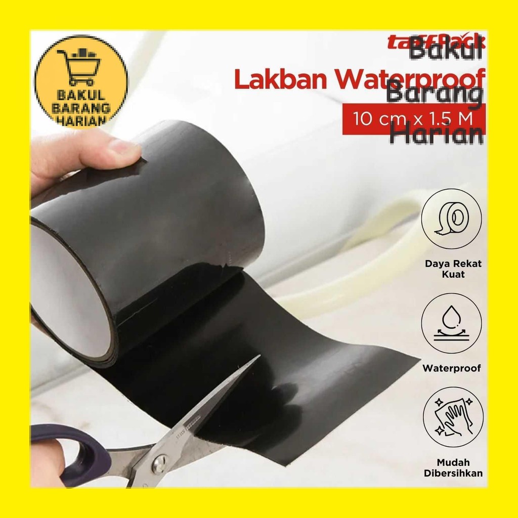 

TaffPACK Lakban Anti Bocor Waterproof Leak Repair Tape 10x150cm - 51DB Bbh