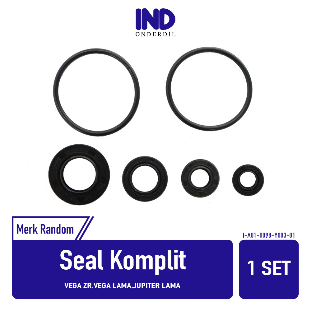Sil Komplit Vega ZR Lama OLD & Jupiter Seal Oli Oil Assy Set Kit Komplet Lengkap Kruk As Gear Depan 