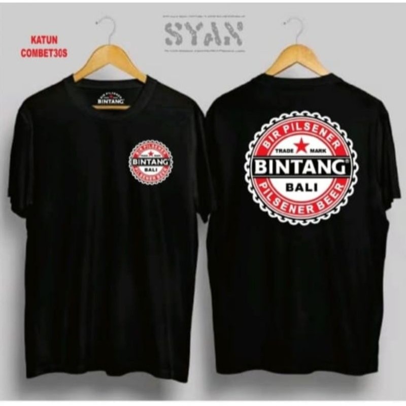 KAOS PRIA DISTRO KEREN II BINTANG BALI// KAOS TSHIRT/ BAHAN KATUN