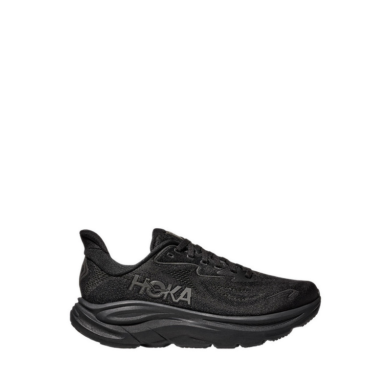 Hoka Clifton 10 Wide Men's Running Shoes - Black / Black
