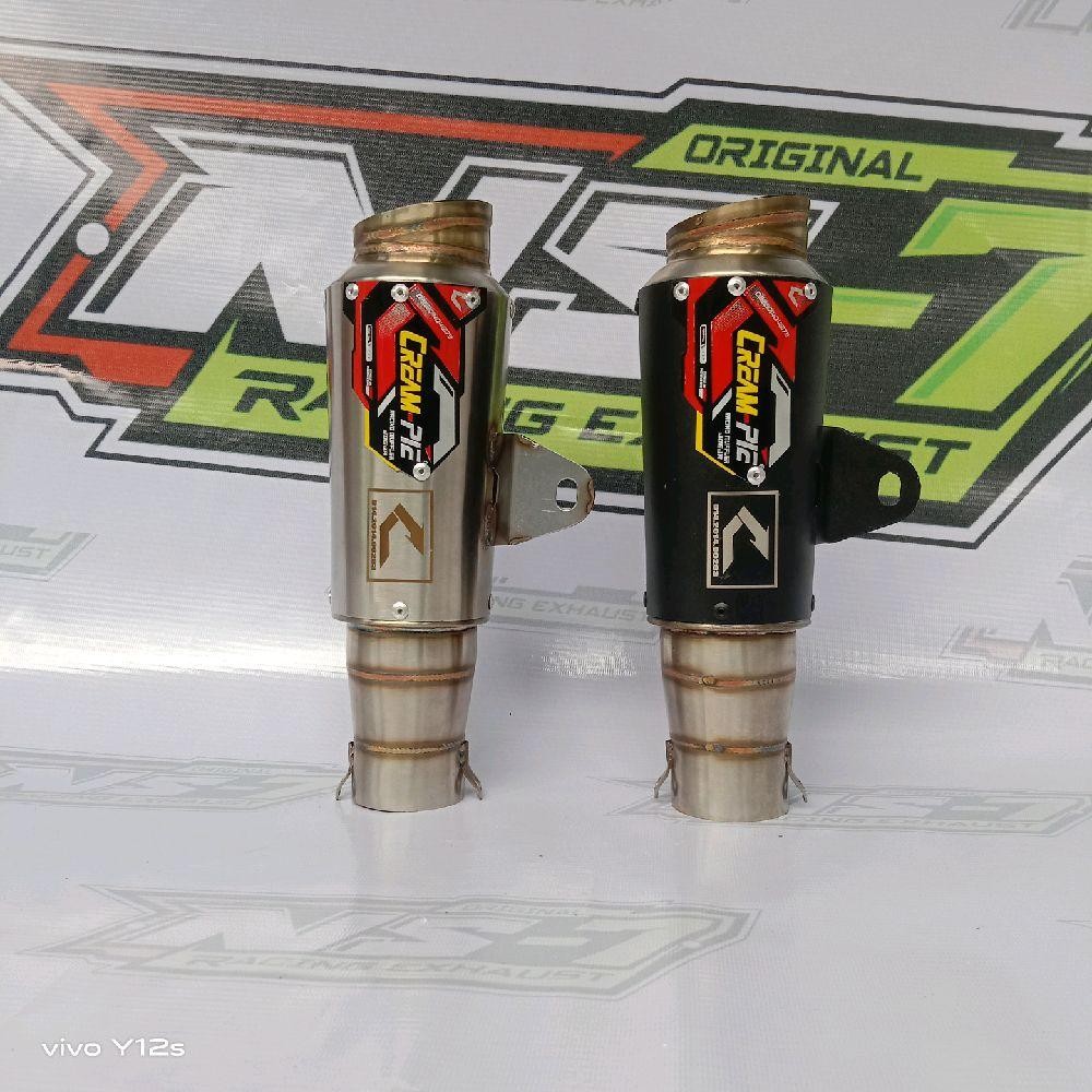 Silincer  knalpot Creampie CP3 inlet 50mm silincer Only untuk Motor - Motorcycle Racing| knalpot sil