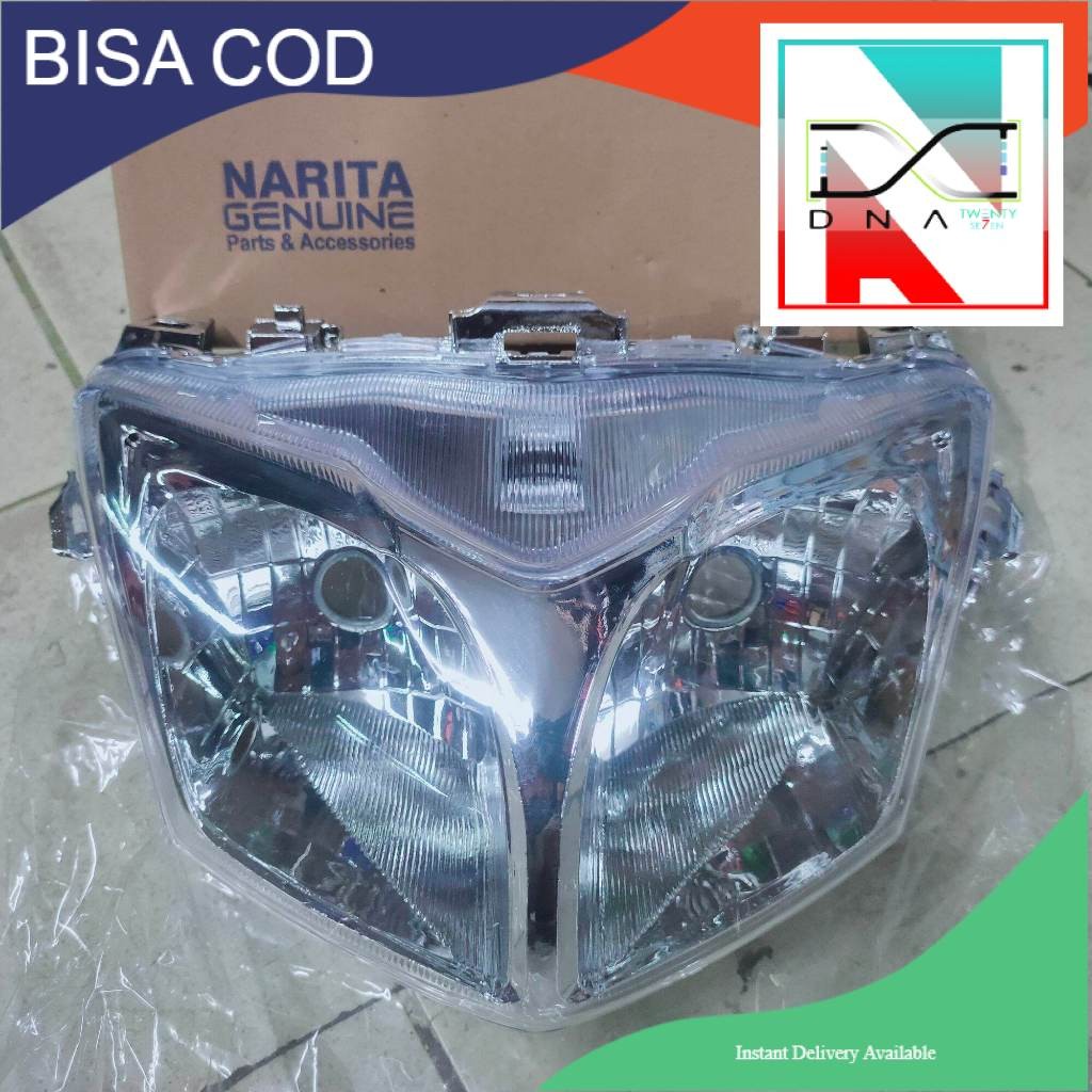 reflektor lampu depan honda supra x 125 helm in KYZ 2011 - 2019