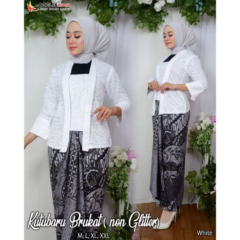 Kebaya Kondangan modern Atasan Kebaya Brokat Modern Set Kebaya Jumbo 3XL XXXL  Ld 120 Kutubaru Mix R
