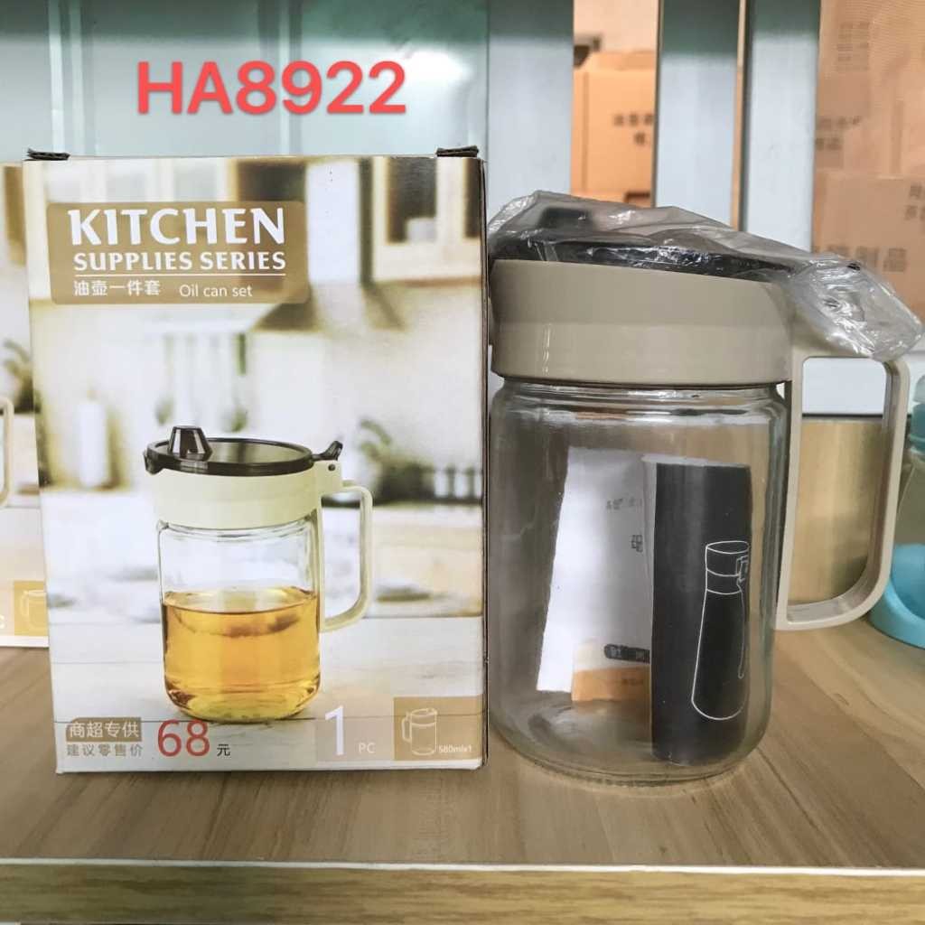 Botol Minyak Kaca Oil Pot 580 Ml HA8922 Bisa COD By Hazz Shop