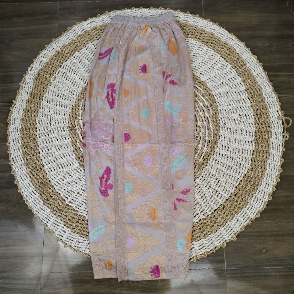 Kamen Songket Bordir Gandari Katun strait bordir kamen / rok bali Untuk Berkebaya