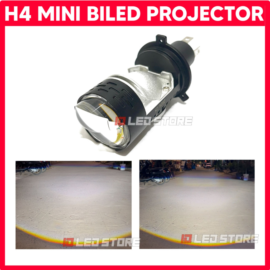 MINI PROJIE BILED H4 LED BILED MINI LENS