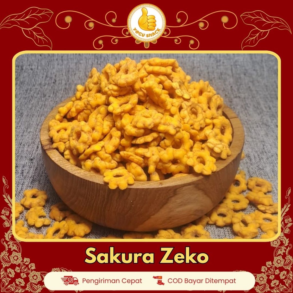 

Yogu Snack Sakura Geer Sakura Zeko Gurih Camilan Kiloan 250gr 500gr Super Enak