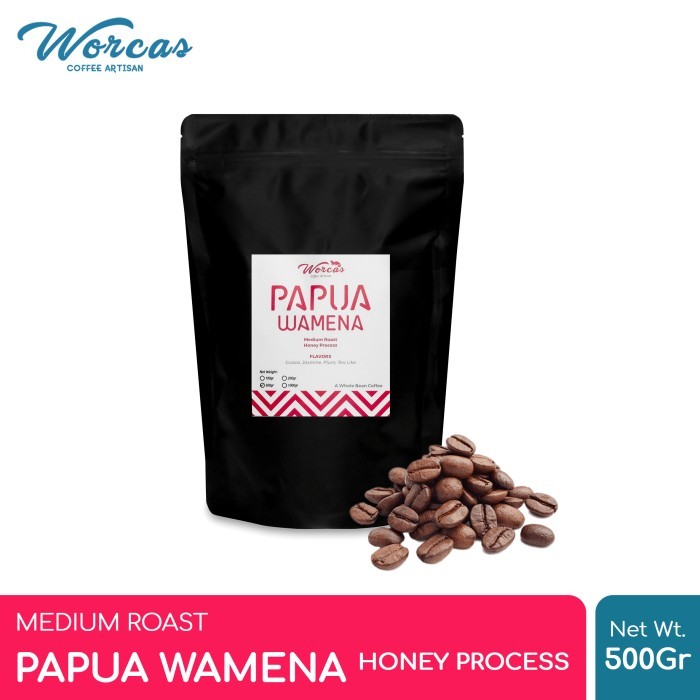 

Kopi Arabica Papua Wamena "Honey Process" 500 Gram Medium Roast - KOPI BIJI