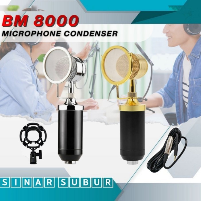 promo  -Paket Komplit BM8000 Soundcard V8 Mixer V8 Home Rechording Terbaik