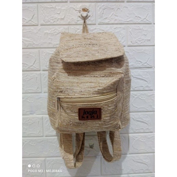 tas ransel serut wanita bahan tenun termurah by moje jogja