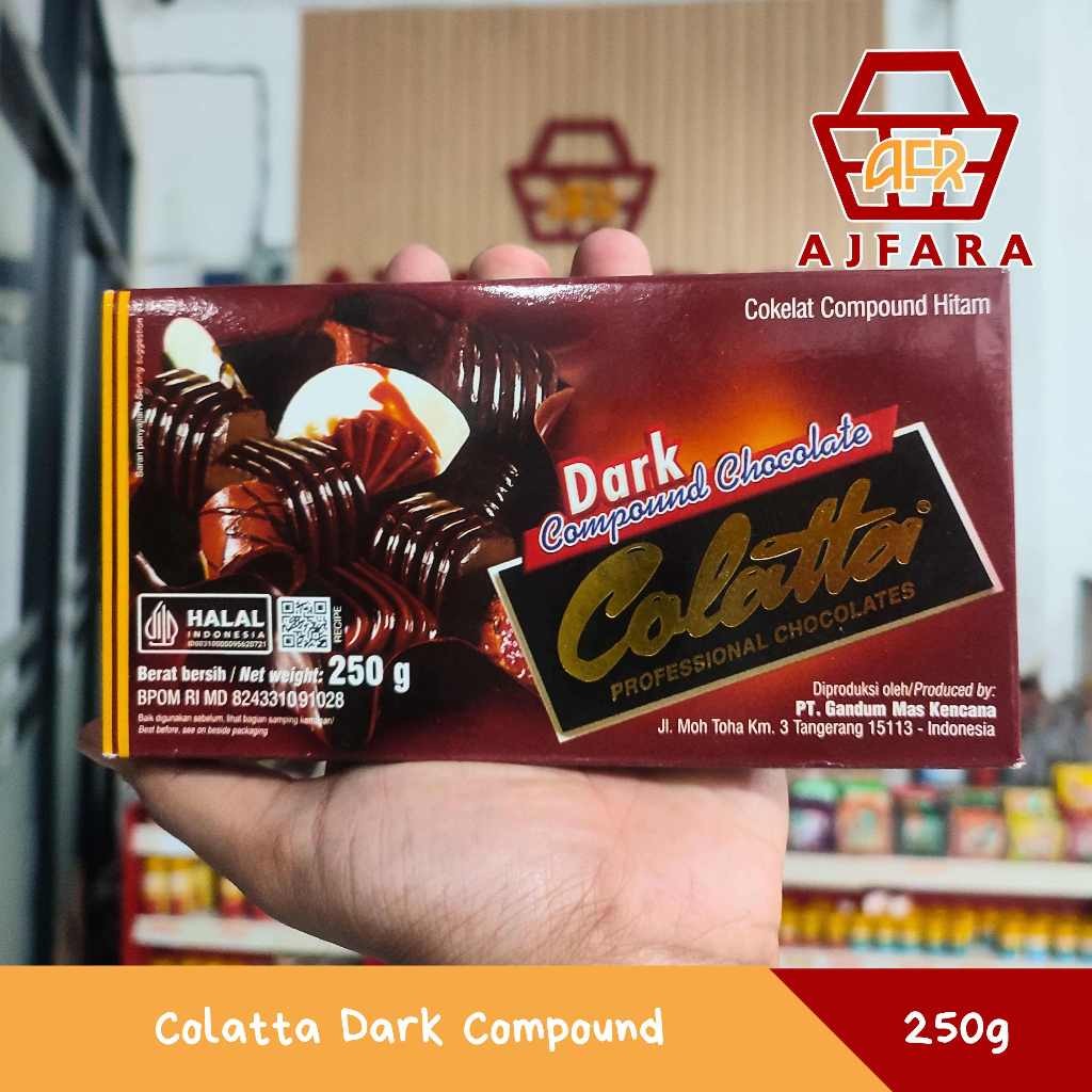 

Colatta Compound Chocolate Milk/ Strawberry/ White/ Dark 250 gram