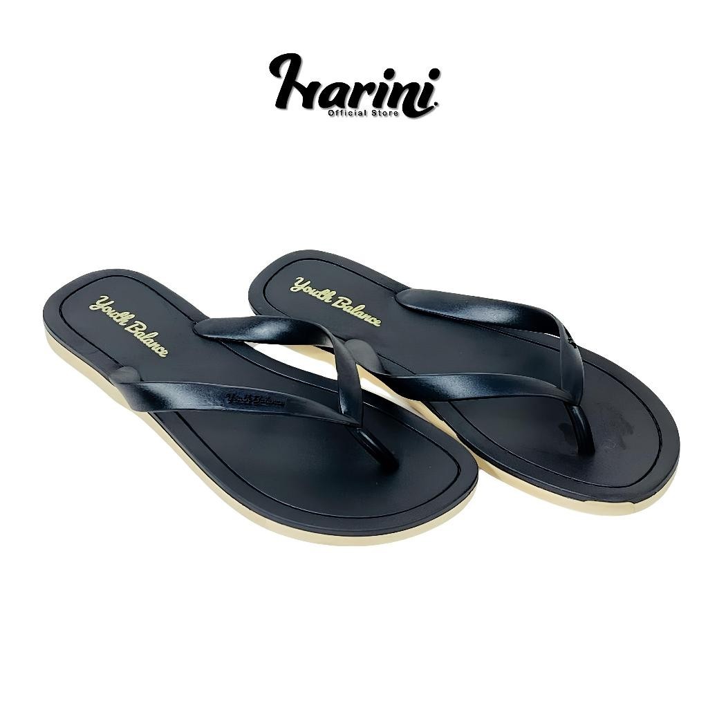 Sandal Jepit Jelly Mewah Wanita Karet Korea Import Balance Anti Slip 8839