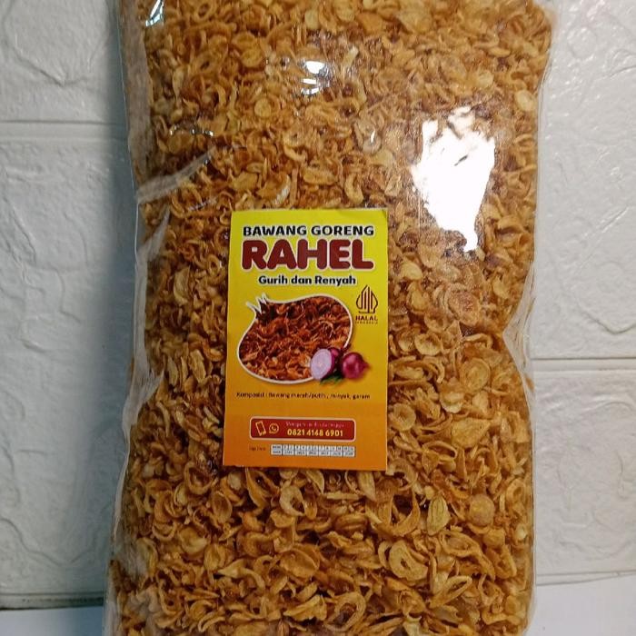 

500gr Bawang Goreng Asli Probolinggo Murni Tanpa Tepung Kemasan Pouch Rendah Minyak Sudah Di spinner.