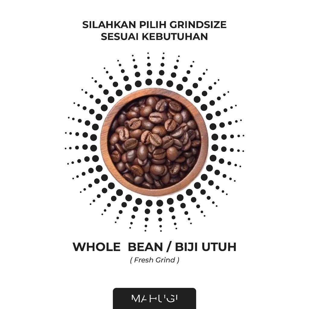 

JAMIN MURAH !!!Mahugi Coffee Papua Korofeigu Espresso - Full Arabica - Biji Kopi Arabika Single Origin 200 Gr(BISA LANGSUNG ORDER)