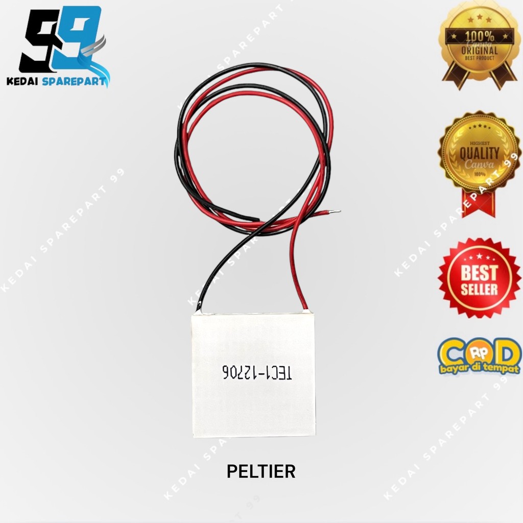 PELTIER PENDINGIN TEC - 12706 TEC1 - 12706 THERMOELECTRIC 12v 6A