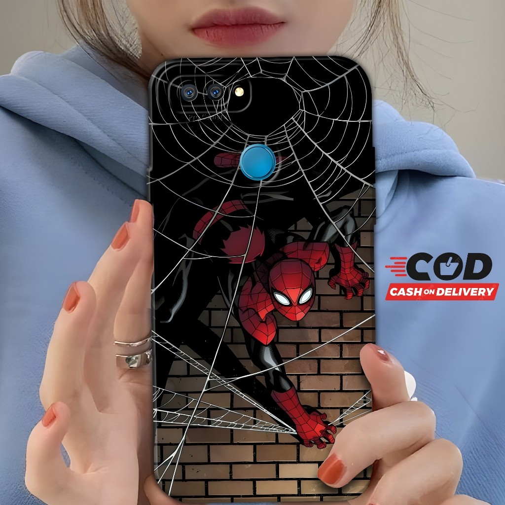 {ALD113} Soft Case Oppo A5S A7 A12 A11K - Fashion Case Motif Spiderman - Softcase Pro Camera Oppo - 