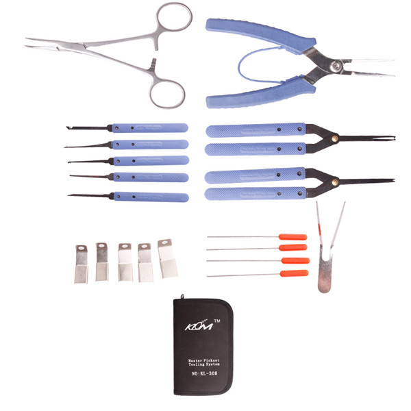 

KLOM Broken Keys Removal Kit Set Locksmith Tools Taken The Broken Keys Easily Out Of Lock Locking Repair Tools Pack