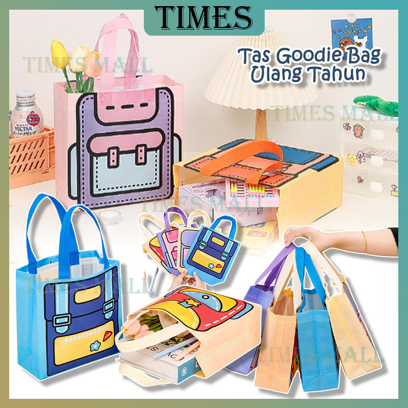 

Hand Bag Ulang Tahun Motif Tas Sekolah Lucu/Goodie Bag Tas Spunbond Motif /Goodie Bag Non Woven Shopping Bag/Shopping Tote Bag Pola Tas Sekolah