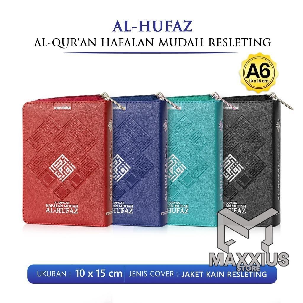 Alquran Kecil Saku Mini Al Hufaz A6 Al quran Terjemah Tajwid  Resleting Quran Hafalan Mudah Cover Wa