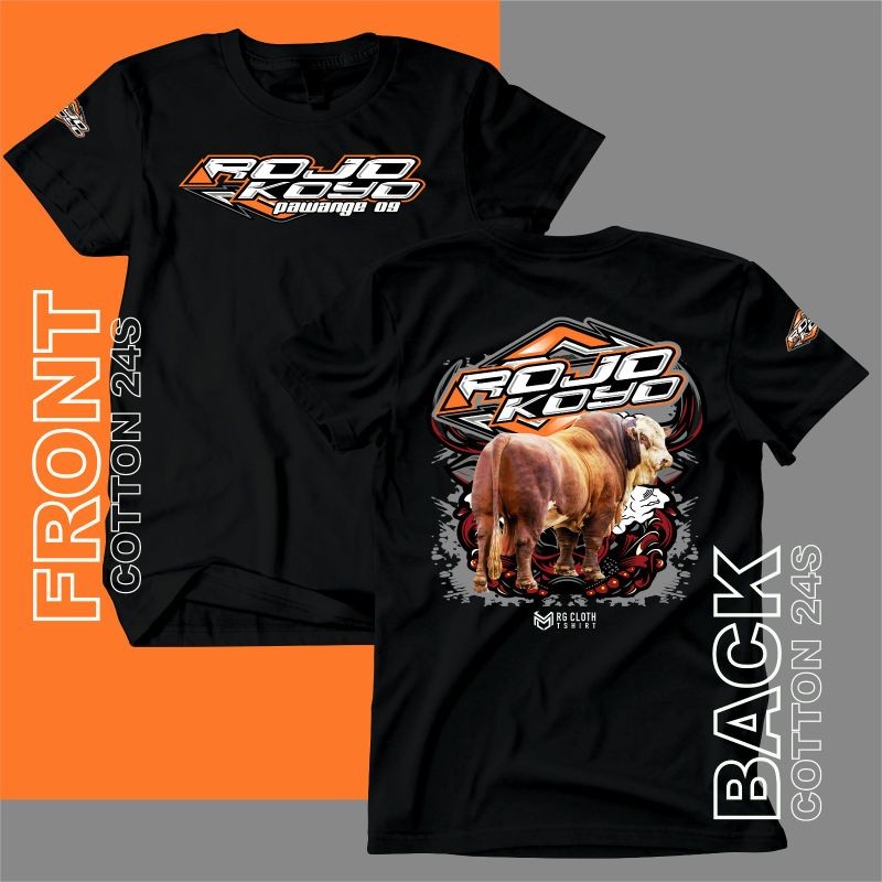 Kaos Sapi / Kaos Rojokoyo / kaos Keren / Cotton 24s PREMIUM
