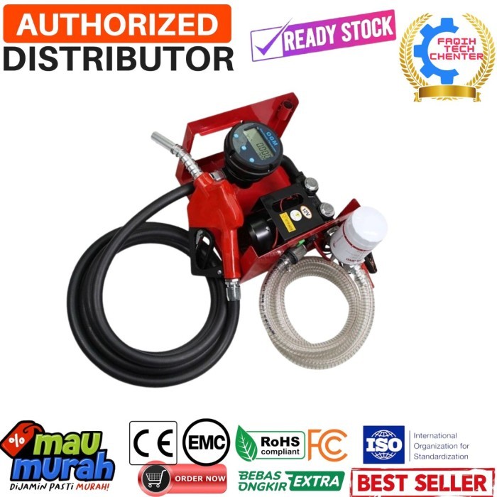 

Pompa Bbm dc digital 70 LPM + Flowmeter Digital Solar 1 set PrimaPro -