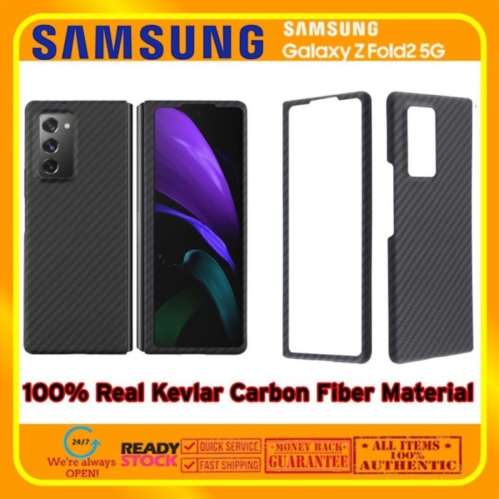 Case Samsung Galaxy Fold 3 Fold3 REAL ARAMID CARBON (Bukan PITAKA)