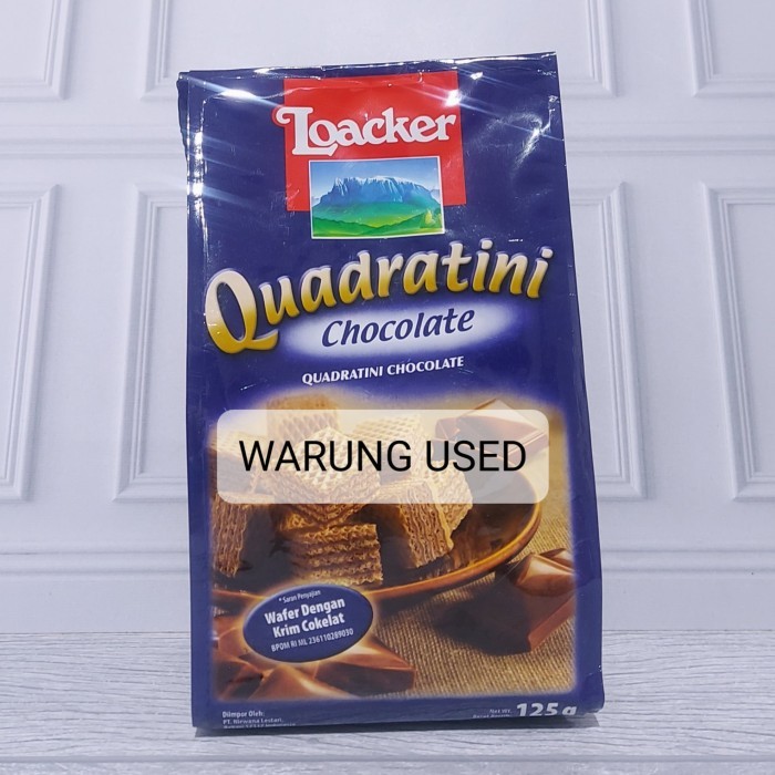 

Loacker Quadratini 125gr wafer All Varian - Chocolate