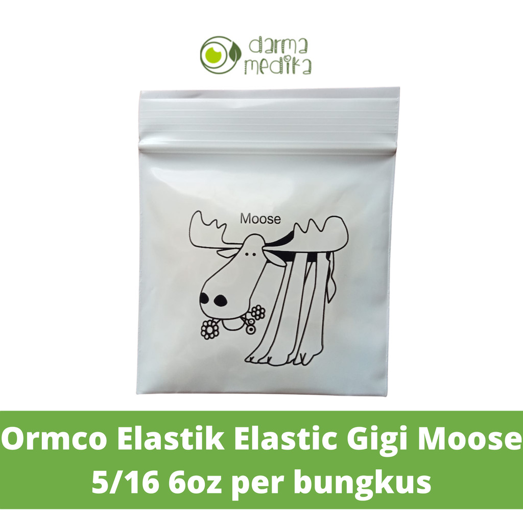 Ormco Elastik Elastic Gigi Moose 5/16 6oz per bungkus