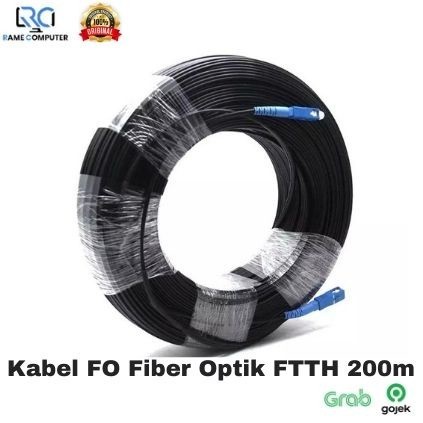 Kabel FO Fiber Optik Precon SC Dropcore FTTH - 200m