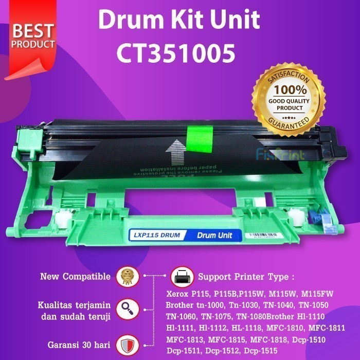 FixPrint Imaging Drum Toner Compatible DR1000 DR1080 Brothr TN-1000 1080