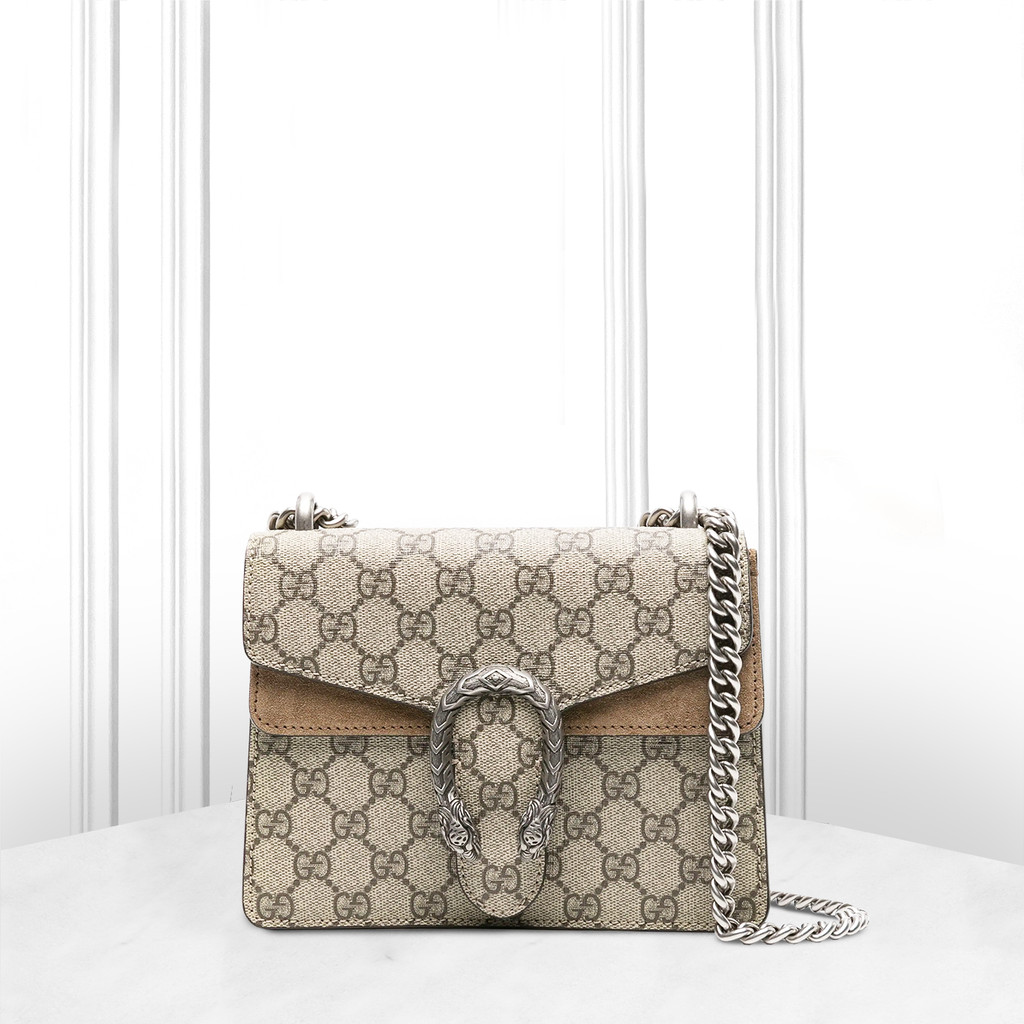 TAS G DIONYSUS GG SUPREME MINI BROWN BAG