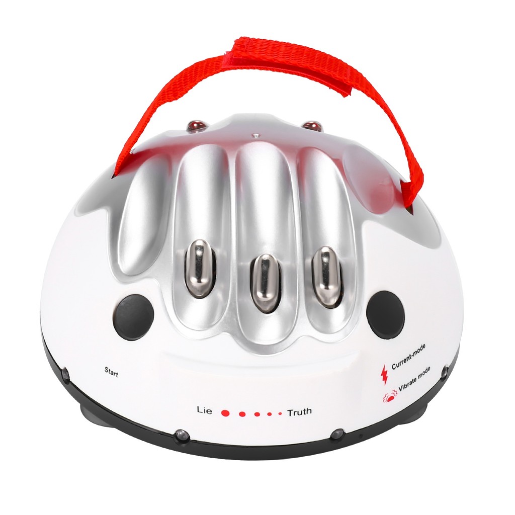 Polygraph Test Tricky Lie Detector Shocking Liar Funny Adjustable Adult Micro-Truth Party Game Conso