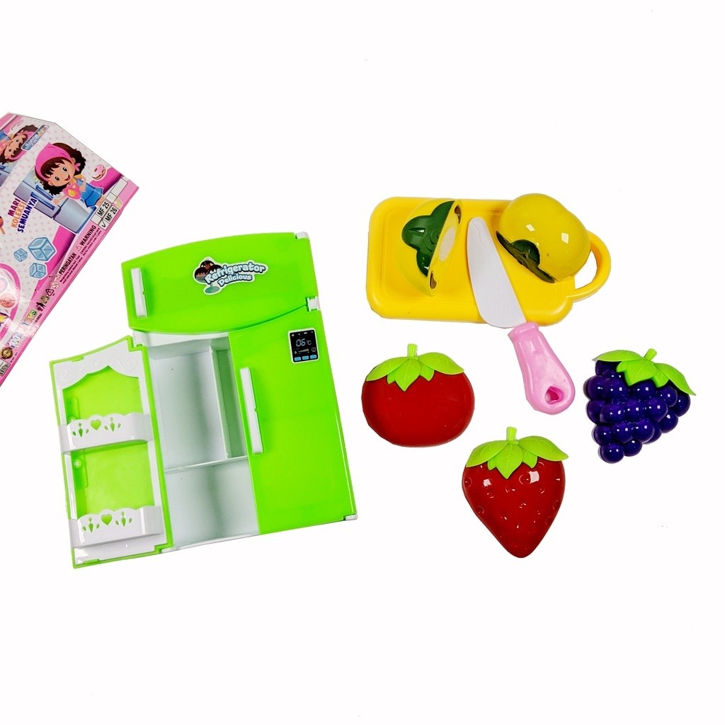 ( BISA COD ) MAINAN KULKAS MF 26 / MAINAN KULKAS BUAH / MAINAN KULKAS ICE CREAM / MAINAN ANAK PEREMP