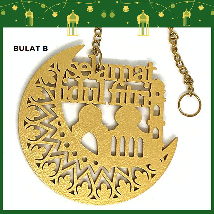 

Ori-[aikshop20_store] Limtited Stok Hiasan Hampers / Gantungan / Dekorasi Lebaran Idul Fitri Premium - BULAT B