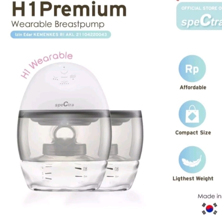 Spectra wearable H1 premium Electric Breast Pump - H1 Premium