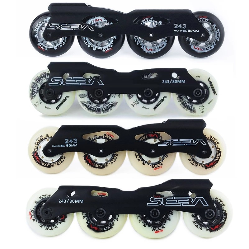 100% Original SEBA FRMX Inline Skate Base Or Only Frame 231 243mm ABEC-3 Bearings 72-76-80mm Wheels 