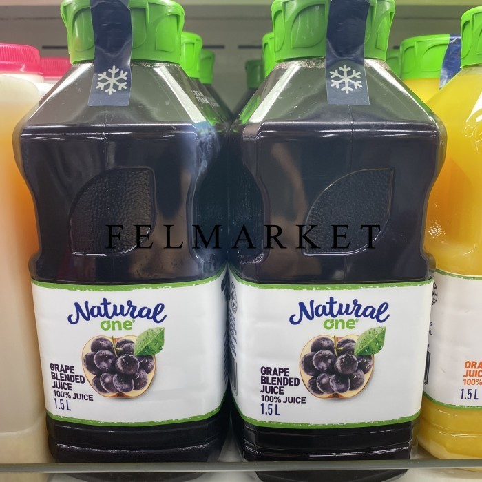 

Jus Natural One Grape Blended 100% Juice 1.5 Ltr / Jus Anggur / Btl