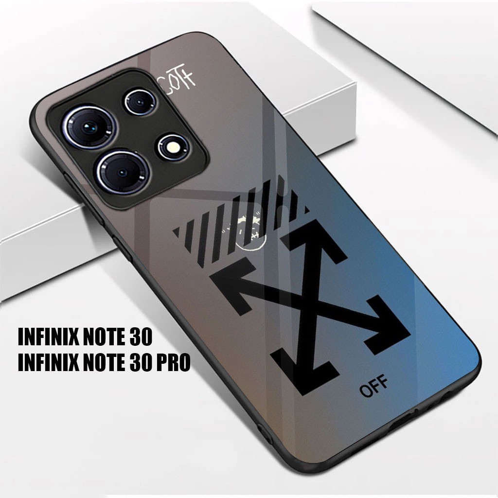Softcase Glass Kaca Infinix Note 30 / Infinix Note 30 pro Terbaru - Casing Handphone - Pelindung Han