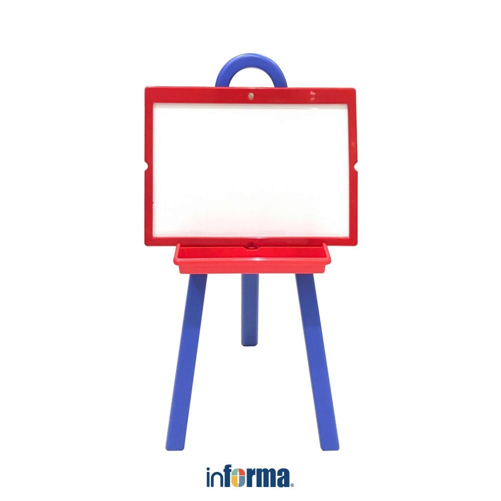 

Informa Yaris Papan Tulis Anak - Biru/Merah Papan Tulis Spidol Perlengkapan Sekolah Whiteboard Table Stand Papan Informasi