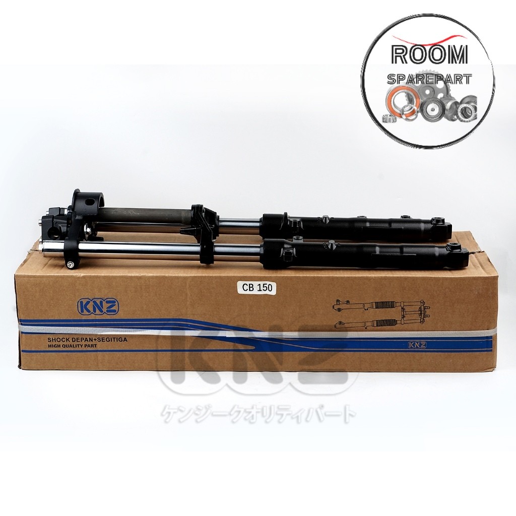 Shock Depan Assy + Segitiga CB 150  CB150 Merk KNZ