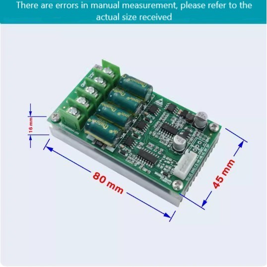 Motor Driver 300W Brushless Hallless (8175) - Driver no hall
