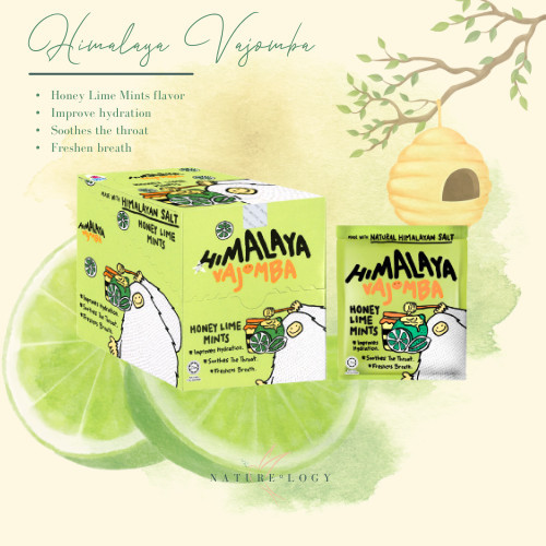 

Himalaya Vajomba Honey Lime Mints Flavor Candy Pereda Sakit Tenggorokan Permen Malaysia 1 SACHET