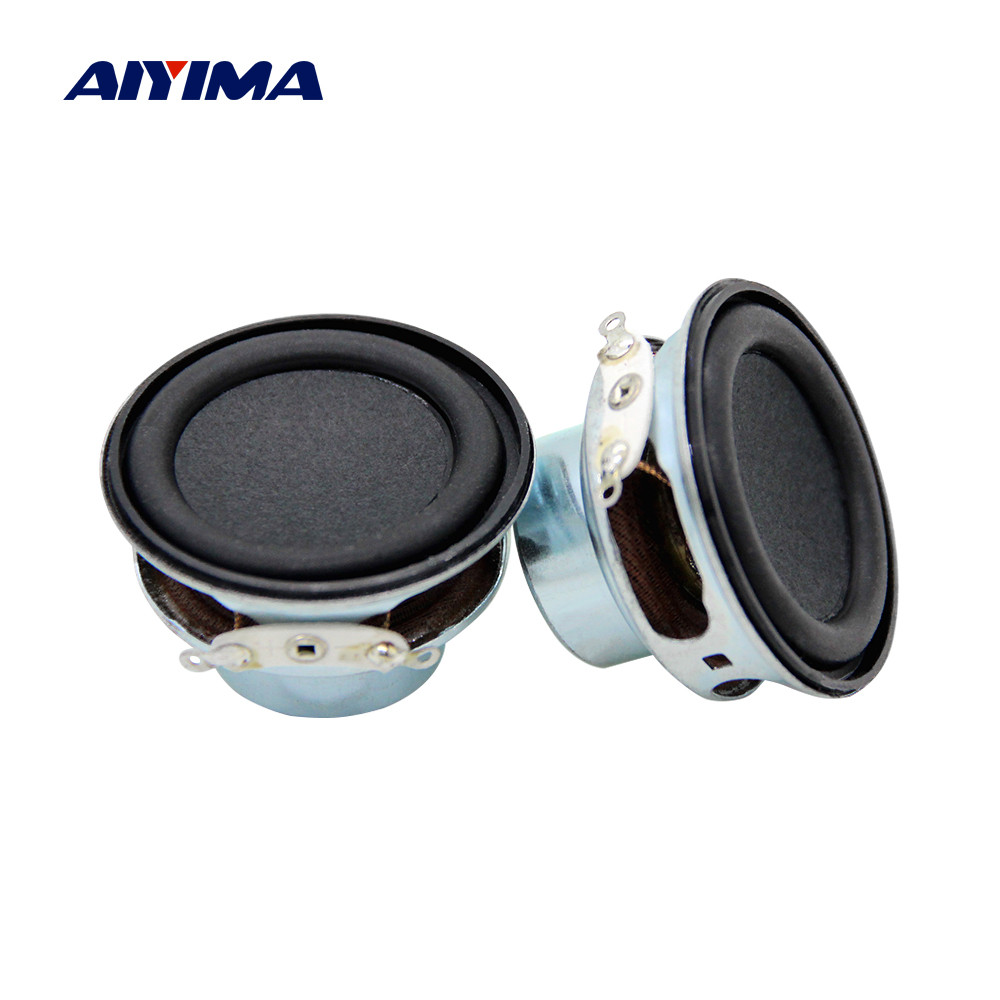 AIYIMA 40mm 1.5 Inch Bass Multimedia Speaker Internal Magnetic Mini Audio Speaker 4 ohm 6W Home Thea