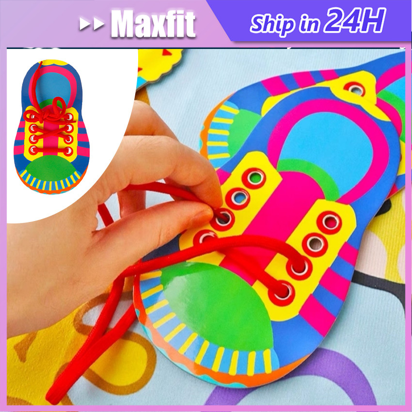 

Mainan Edukasi Belajar Mengikat Tali Sepatu Shoelace Threading Teaching Toys Learn To Tie Shoelaces Mainan Montessori Tali Sepatu Anak