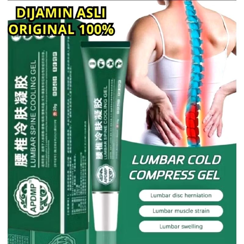 Salep Lumbar Spine Cooling Gel  Salep Lumbar Original Krim Lumbar Cream Lumbar Pereda Nyeri Otot Nye
