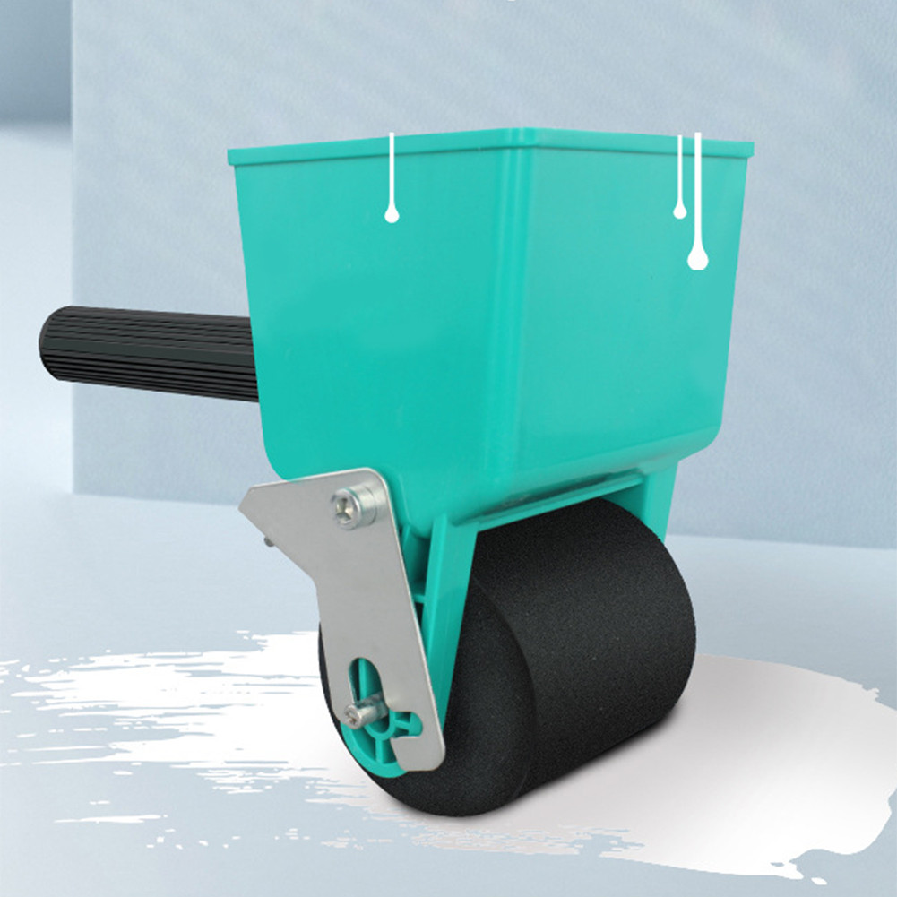 

3/6 inch Paint Buckets Portable Handheld Glue Applicator Roller Manual Gluer for Woodworking Painting Tool Wheels