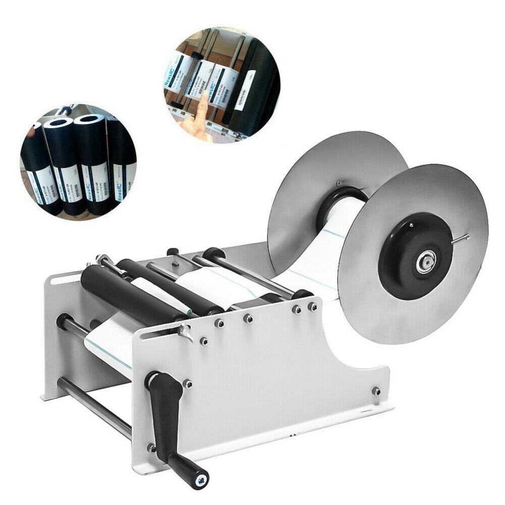 

MT-30 Manual Round Bottle Labeling Machine Plastic Glass Bottle Metal Bottle Labeler Applicator