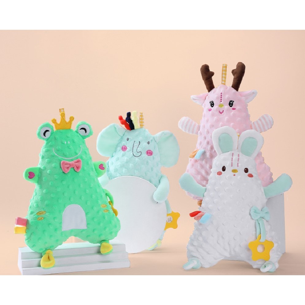 Animal Security Blanket Baby Sleep Comforter Cute Bunny Baby Toy Blanket For Everyday