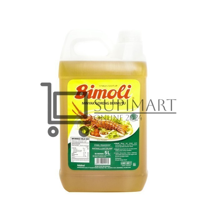 

Minyak Goreng Bimoli 5 Liter / Bimoli Minyak Goreng 5 Liter Jerigen / Bimoli Jerigen 5 Liter